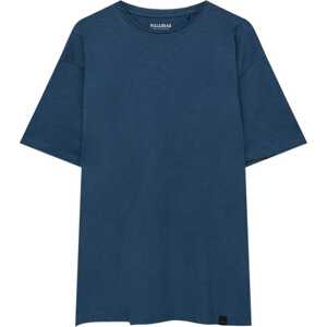 Tričko Pull&Bear námořnická modř