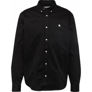 Košile 'Madison' Carhartt WIP černá / bílá