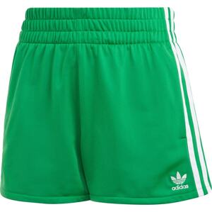 Kalhoty 'Adicolor 3-Stripes' adidas Originals zelená / bílá