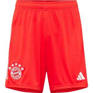 Sportovní kalhoty 'Fc Bayern 23/24 Home' adidas performance ohnivá červená / bílá
