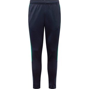 Sportovní kalhoty 'Tiro' ADIDAS SPORTSWEAR tmavě modrá / trávově zelená