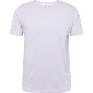 Tričko Polo Ralph Lauren pastelová fialová / bílá