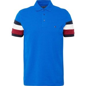 Tričko Tommy Hilfiger modrá / noční modrá / červená / bílá