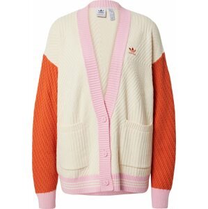 Kardigan 'Adicolor 70S ' adidas Originals oranžová / pink / bílá