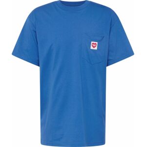 Tričko Carhartt WIP modrá / červená / bílá
