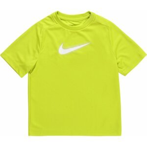 Funkční tričko Nike limone / bílá