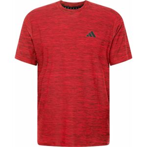 Funkční tričko 'Essential' adidas performance červená / černá