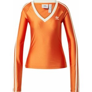 Tričko adidas Originals oranžová / bílá