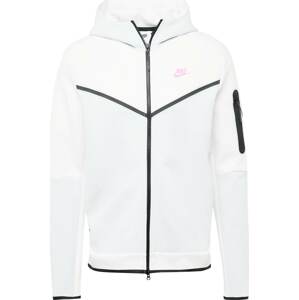 Mikina Nike Sportswear růžová / černá / přírodní bílá
