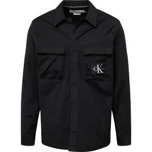 Košile 'UTILITY' Calvin Klein Jeans černá / bílá