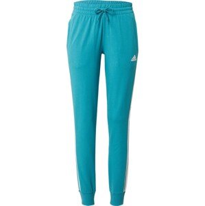 Sportovní kalhoty 'Essentials' ADIDAS SPORTSWEAR azurová modrá / bílá