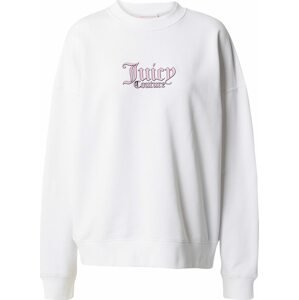 Sportovní mikina 'VALENTINA' Juicy Couture Sport světle růžová / černá / bílá