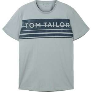 Tričko Tom Tailor modrá / kouřově modrá
