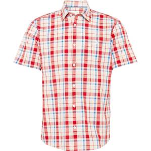 Košile s.Oliver krémová / modrá / červená / bílá