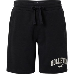 Kalhoty Hollister režná / černá
