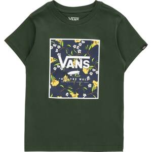 Tričko Vans námořnická modř / žlutá / tmavě zelená / offwhite