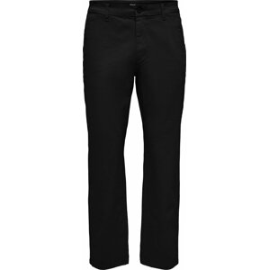 Chino kalhoty 'EDGE' Only & Sons černá