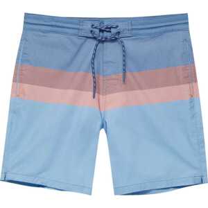 Plavecké šortky Pull&Bear nebeská modř / světlemodrá / starorůžová / pastelově růžová