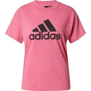 Funkční tričko 'Future Icons Winners 3.0' ADIDAS SPORTSWEAR růžový melír / černá