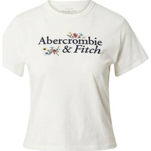 Tričko Abercrombie & Fitch světlemodrá / olivová / černá / bílá