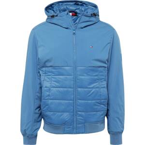 Přechodná bunda Tommy Hilfiger modrá / námořnická modř / červená / bílá