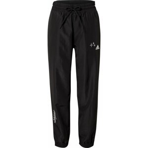 Sportovní kalhoty 'Scribble ' ADIDAS SPORTSWEAR černá / bílá
