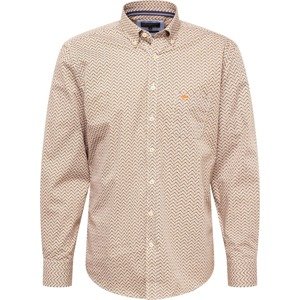 Košile FYNCH-HATTON námořnická modř / zelená / oranžová / bílá