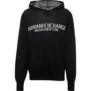 Svetr Armani Exchange černá / bílá