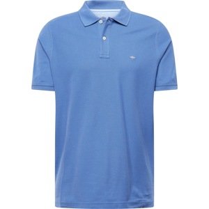 Tričko FYNCH-HATTON kouřově modrá / bílá