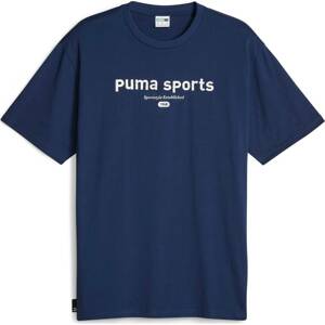 Tričko Puma námořnická modř / bílá
