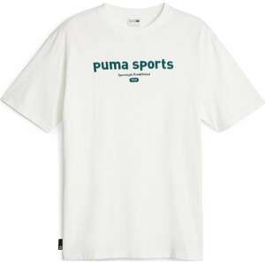 Tričko Puma zelená / bílá