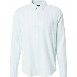 Košile Hollister azurová / bílá