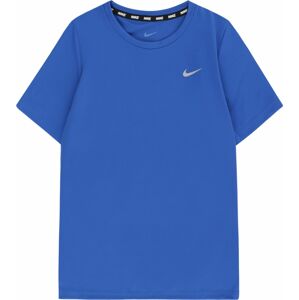 Funkční tričko Nike královská modrá / světle šedá