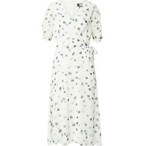 Letní šaty DKNY béžová / světlemodrá / černá / bílá
