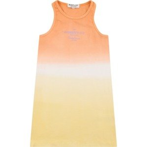 Šaty REPLAY & SONS žlutá / šeříková / oranžová / bílá