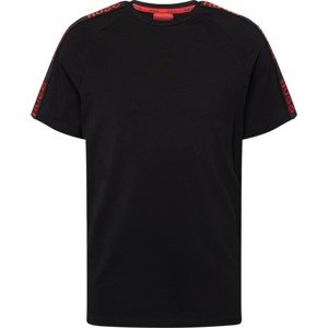 Tričko 'Sporty' HUGO červená / černá