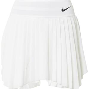 Sportovní sukně 'SLAM' Nike černá / bílá