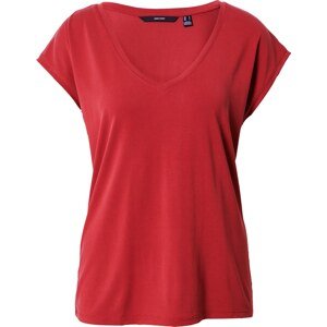 Tričko 'FILLI' Vero Moda červená