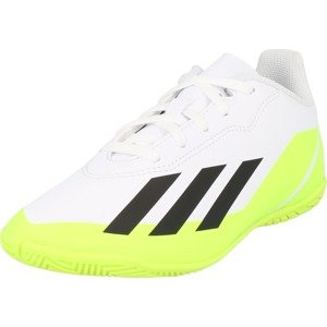 Sportovní boty 'X Crazyfast.4 Indoor Boots' adidas performance svítivě zelená / černá / bílá