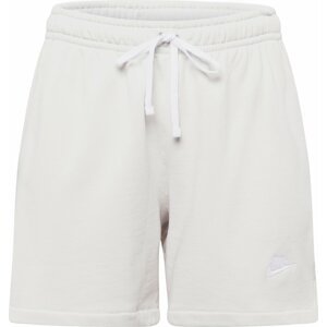Kalhoty Nike Sportswear starobéžová / bílá