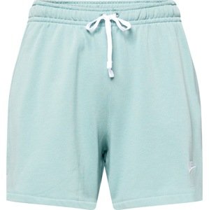 Kalhoty 'Club Flow' Nike Sportswear pastelová modrá / bílá
