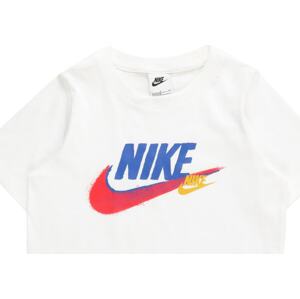 Tričko Nike Sportswear mix barev / bílá