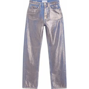 Džíny Calvin Klein Jeans modrá / zlatá