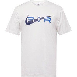 Tričko Nike Sportswear modrá / marine modrá / bílá