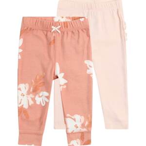 Kalhoty Carter's růžová / pitaya / bílá