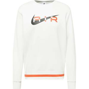 Mikina Nike Sportswear oranžová / černá / bílá