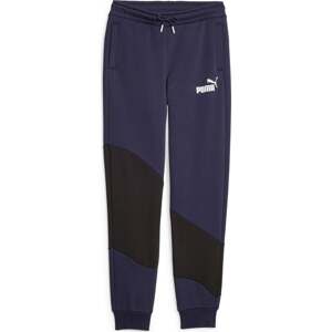 Kalhoty Puma námořnická modř / černá / bílá