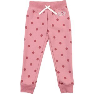 Kalhoty GAP růžová / pitaya / bílá