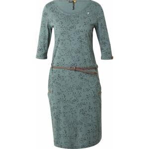 Šaty 'TANNYA' Ragwear čedičová šedá / pastelově zelená