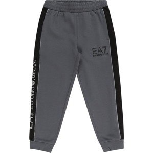 Kalhoty EA7 Emporio Armani antracitová / černá / bílá